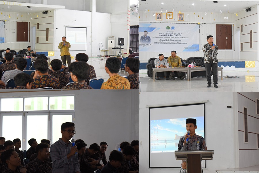 MAN IC Aceh Timur Menggelar Seminar Career Day Dengan Tema ‘’ Gapailah Prestasimu Dan Persiapan Masa Depanmu’’