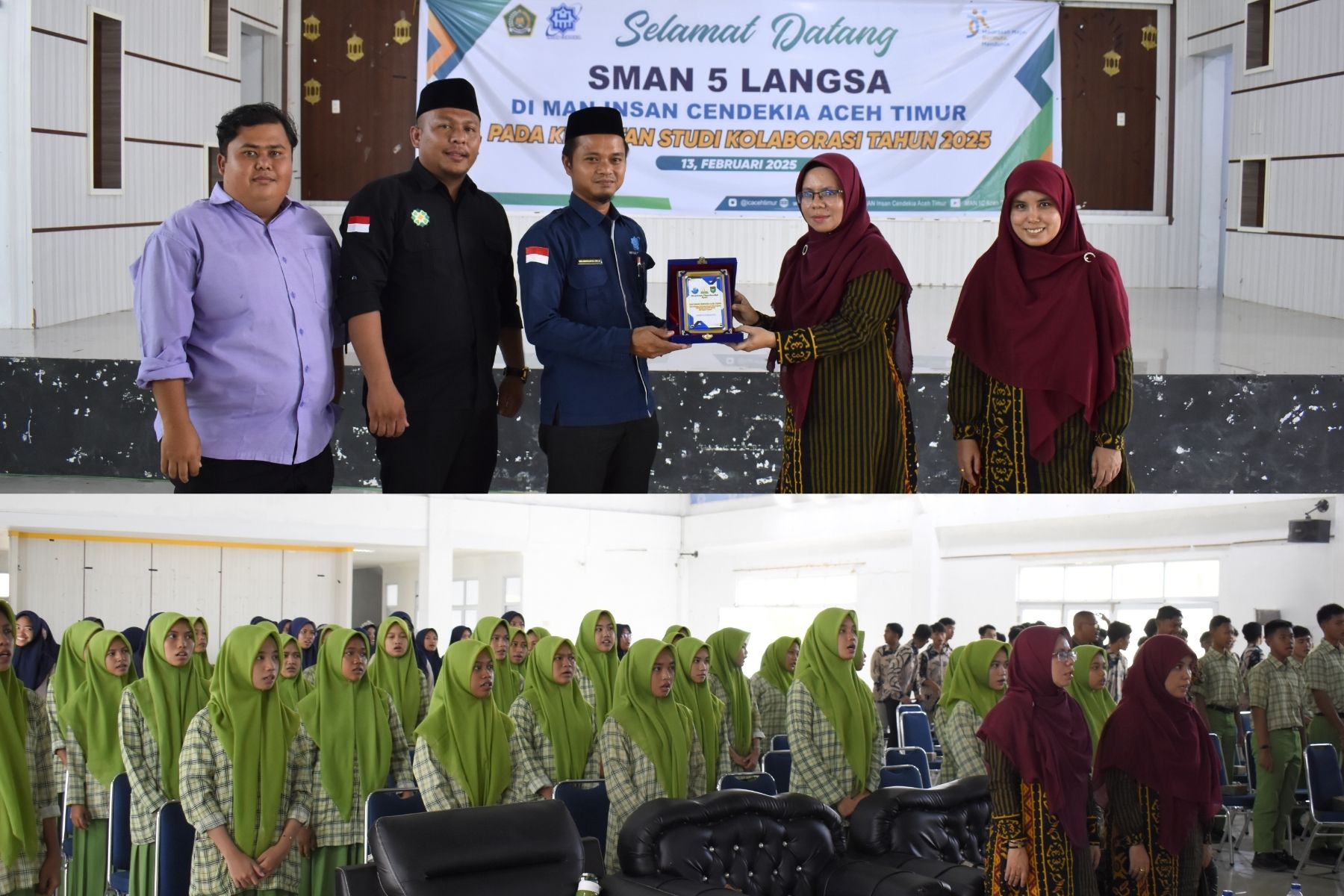 Selamat Datang SMAN 5 Langsa di MAN Insan Cendekia Aceh Timur dalam Kegiatan Studi Kolaborasi Tahun 2025