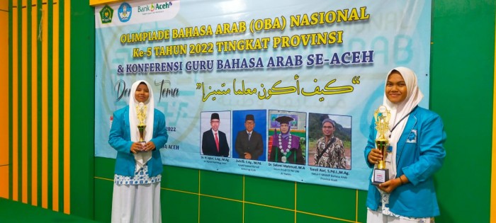 MAN IC Aceh Timur mewakili Provinsi Aceh ke Tingkat Nasional di event (OBA)  yang diselenggarakan oleh forum (MGMP) Bahasa Arab se-Indonesia.