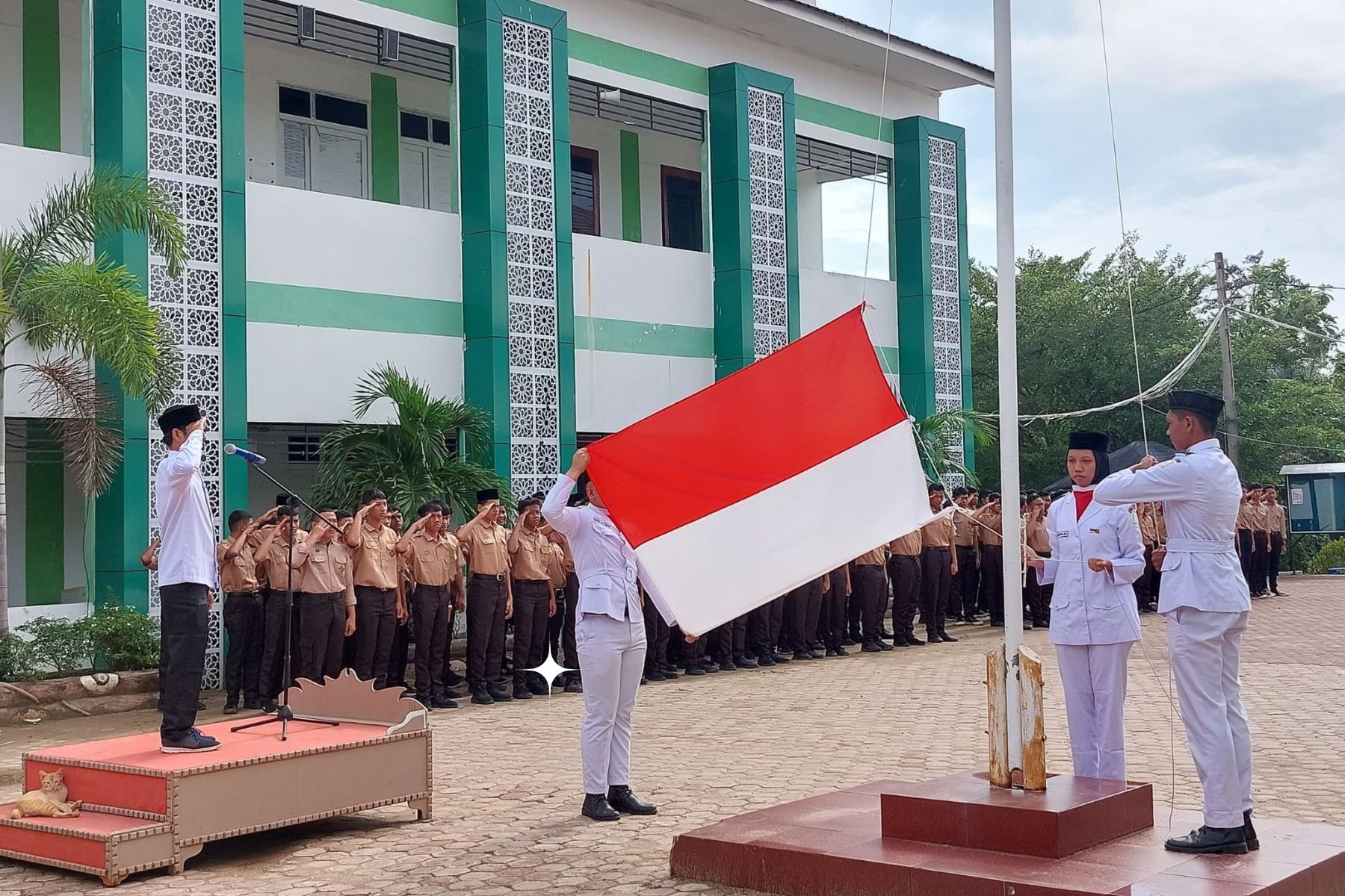 MAN IC Aceh Timur Gelar Upacara Peringatan HUT RI ke-79 Tahun 2024 